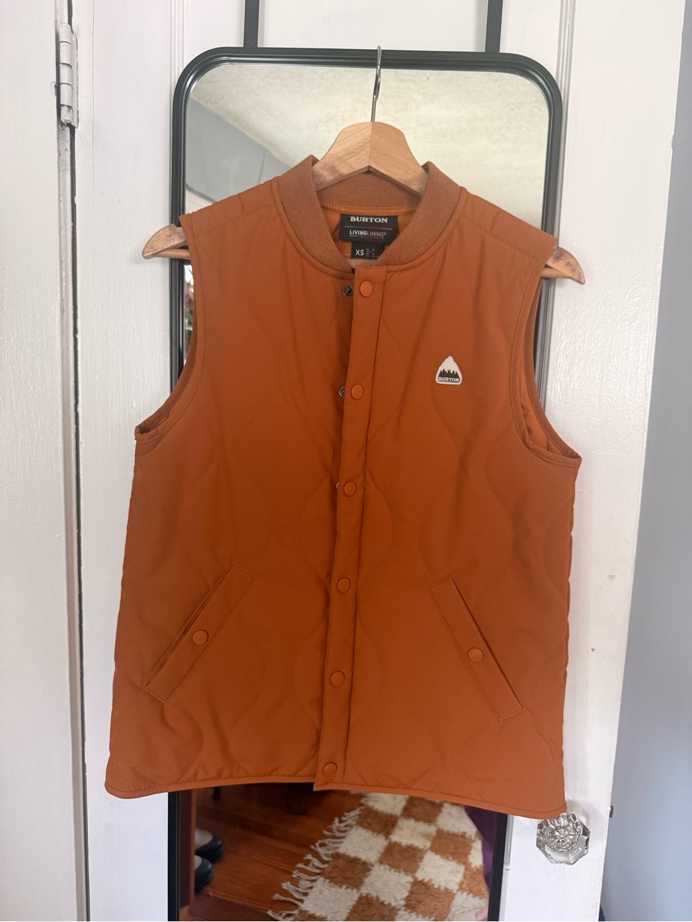 Burton Men's Quilted Orange Vest